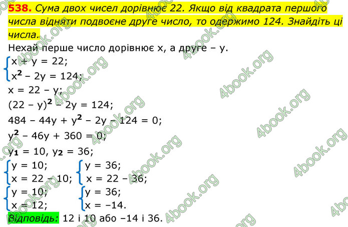 ГДЗ Алгебра 9 клас Тарасенкова НУШ