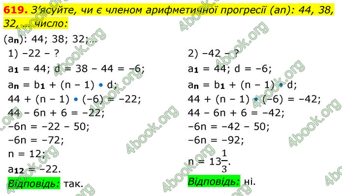 ГДЗ Алгебра 9 клас Тарасенкова НУШ