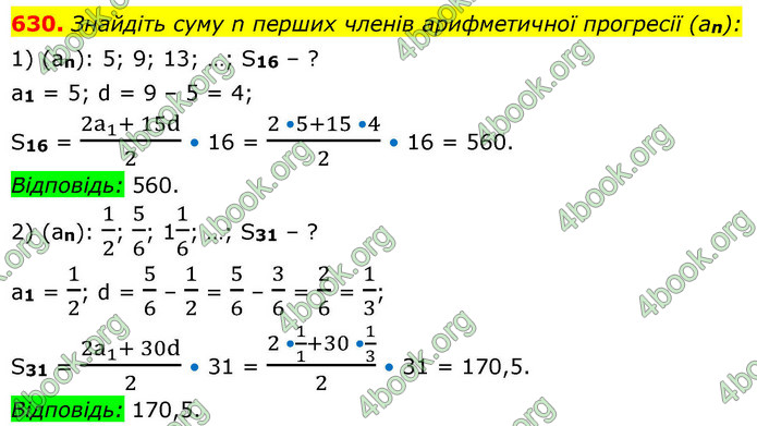 ГДЗ Алгебра 9 клас Тарасенкова НУШ