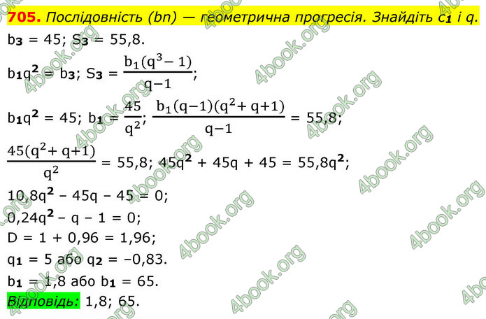 ГДЗ Алгебра 9 клас Тарасенкова НУШ